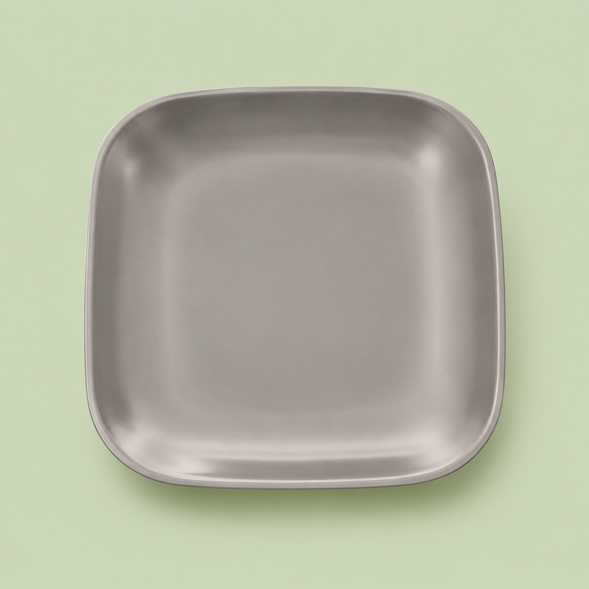 Soft Square Pewter Serving Plate