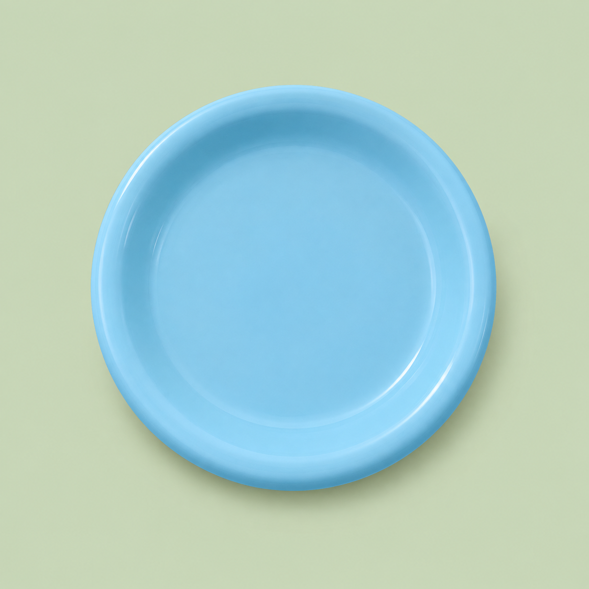 Sky Blue Everyday Dinner Plate