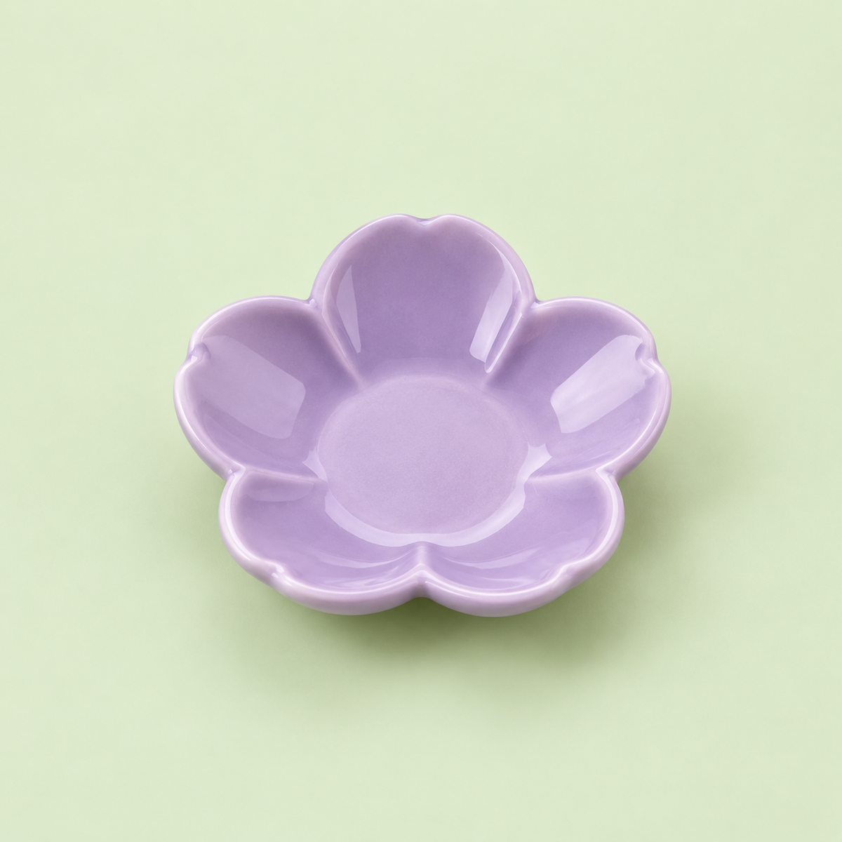 Lavender Blossom Ceramic Trinket Dish