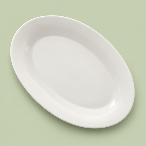 Classic Ivory Oval Serving Platter