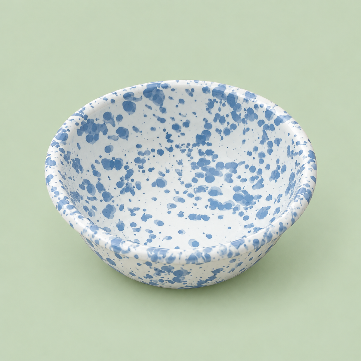 Blue Splatter Stoneware Bowl
